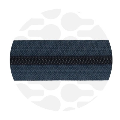 Night blue - #5S Black | Spiraalrits | 1 meter