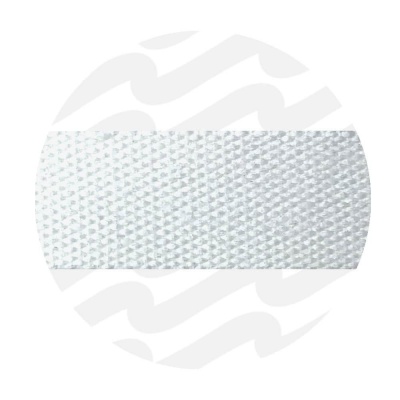 Pure White - 38 mm | Katoenlook Tassenband | 15 meter