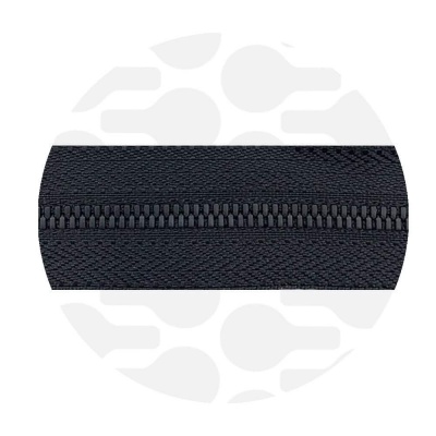 Photo of Pure Black - #M3 Black | Metal Zipper Tape