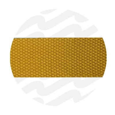 Kurkuma Yellow - 38 mm | Cotton Poly Webbing | Pack of 1.5m
