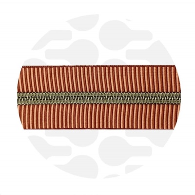 Photo of Striped Canyon - #5S Silver | Nylon Coil Zipper Tape | 1 meter