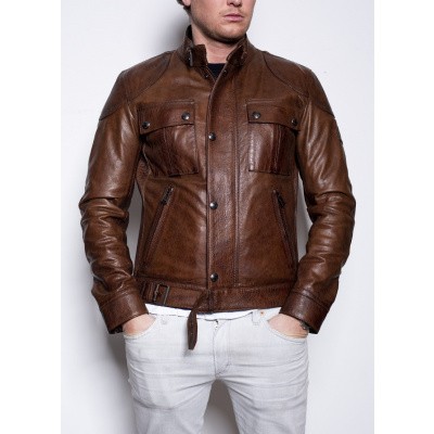 Belstaff Gangster 2.0 Jacket Cognac Foto van Belstaff Gangster 2.0 Jacket Cognac