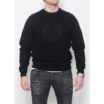 Belstaff Phoenix Applique Black Sweater Foto van Belstaff Phoenix Applique Black Sweater