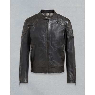 Belstaff Outlaw Black Leather Foto van Belstaff Outlaw Black Leather