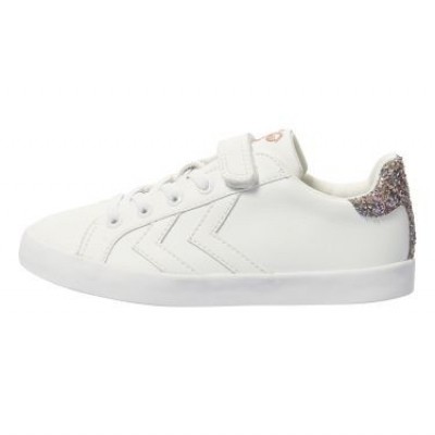 Hummel - Deuce court princess jr witte sneaker zo18 Hummel - Deuce court princess jr witte sneaker zo18