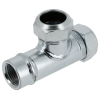 Afbeelding van BONFIX C-staal knelfitting T-stuk 112 - 22mm x 22mm x 1/2inch FRpF