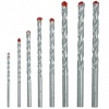 Afbeelding van 8-delige steenborenset set 3.0 tot 10.0mm voor beton en steen