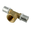 Afbeelding van BONFIX Alu-pers messing persfitting T-stuk 25mm x 1inch x 25mm FRF