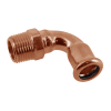 Image of BONFIX press red copper elbow male thread 35mm x 1 1/4inch FR