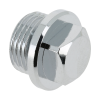 Afbeelding van BONFIX messing verchroomd draadfitting plug met vierkant 3/8inch R