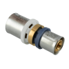 Afbeelding van BONFIX Alu-pers - messing perskoppeling / persfitting - verloopkoppeling recht 25mm x 20mm