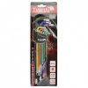 Image of 9-piece long Torx key set T10–T50 – Color-coded - Tvardy