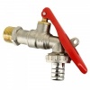 Image of BONFIX brass ball valve with hose screw joint closable 1/2inch R