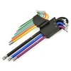 Image of 9-piece long Torx key set T10–T50 – Color-coded - Tvardy