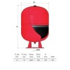 Image of Expansion vessel 100 liter - 1.5 bar pre-pressure