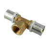 Afbeelding van BONFIX Alu-pers messing persfitting T-stuk 25mm x 3/4inch x 25mm