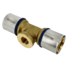 Afbeelding van BONFIX Alu-pers messing persfitting T-stuk 50mm x 1 1/2inch x 50mm