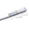 Image of BONFIX Alu-press - multilayer pipe 25mm x 2,5mm with 6mm red insulation - roll 50m