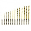 Afbeelding van GEKO 13-delige HSS Boor Set – TiN Gecoat | 1,5-6,5 mm