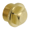 Afbeelding van BONFIX messing draadfitting plug met vierkant 1/8inch R