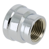 Afbeelding van BONFIX messing verchroomd draadfitting verloopsok 1/2inch x 3/8inch RpRp