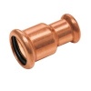 Image of BONFIX press fitting red copper reducing coupling 35mm x 28mm FF