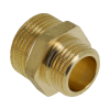 Afbeelding van BONFIX messing draadfitting verloopnippel 1/2inch x 1/4inch RR