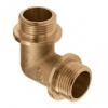 Afbeelding van BONFIX messing draadfitting bocht 90 graden met kraag 3/8inch RR