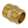 Afbeelding van BONFIX messing draadfitting dubbele nippel 1/8inch RR