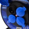Afbeelding van Elektrische Kabelhaspel 25 m – 4 Stopcontacten – 230V – 3x1.5mm² - GEKO