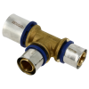 Afbeelding van BONFIX Alu-pers messing persfitting T-stuk verloop 40mm x 32mm x 32mm FFF