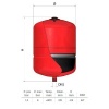 Afbeelding van Elbi expansievat 18 liter 1,5 bar – CV verwarming – 3/4