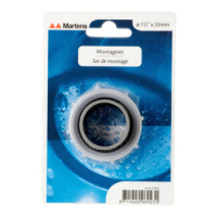 Martens PVC 1 1/4inch x 32mm sifon montageset grijs