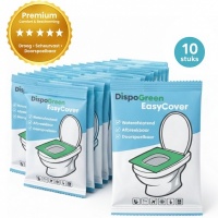 DispoGreen EasyCover 10 Stuks – wegwerp toilet covers 