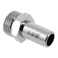 BONFIX messing verchroomd draadfitting slangpilaar buitendraad 1/2inch x 14mm MR