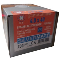 Silvermate chipboard screws 4.0 x 40 full thread
