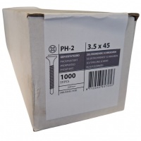 Gipsplaatschroeven met boorpunt 3.5 x 45 - 1000 stuks