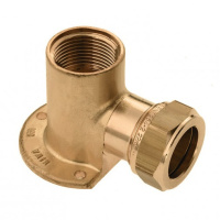 BONFIX messing knelfitting muurplaat 1/2inch x 12mm FRp