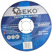 Doorslijpschijf voor metaal 125 x 1,0 x 22,23 mm (metaalschijf)