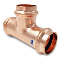 AesPRES Uniko koper persfitting T-stuk 22mm