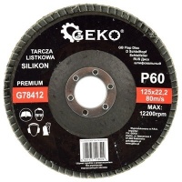 Geko Silicium Carbide lamellenschijf 125mm P60 - per stuk