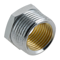 BONFIX messing vertind draadfitting verloopring 1/2inch x 1/8inch RRp