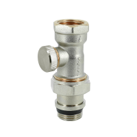 BONFIX voetventiel recht 1/2inch buitendraad x 1/2inch binnendraad