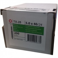 Vlonderschroeven RVS 410 5.0 x 40 - 200 stuks