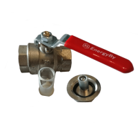 EnergyBy filterball kogelkraan met magneet - DN32 1 1/4inch (vuilfilter)