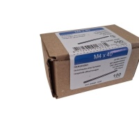 Stokeinden M4 x 40 gegalvaniseerd - 100 stuks