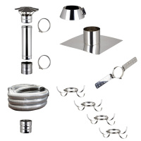 Flexibel rookkanaal Ø100 - schoorsteen renovatie pakket (voordeelset)