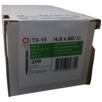 Vlonderschroeven RVS 410 4.0 x 60 - 200 stuks