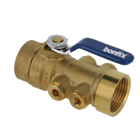 BONFIX terugstroombeveiliging met aftap TBE-EA 1/2inch RpRp