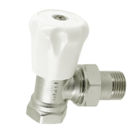 BONFIX radiatorkraan haaks 1/2 inch x 1/2inch